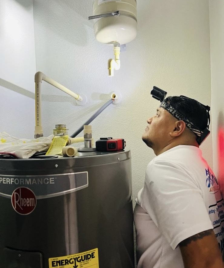 Axey Services team member at work